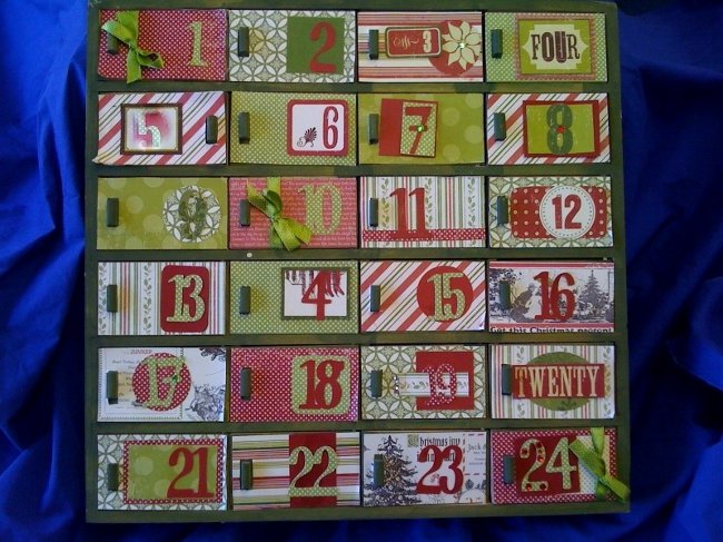 Calendário de Ano Novo com suas próprias mãos