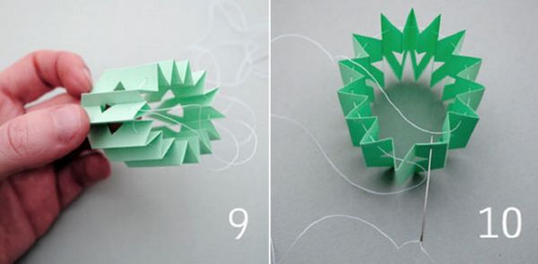 Lindos flocos de neve para o Ano Novo de 2017 com suas próprias mãos de papel - diagramas e fotos em etapas. Aulas de mestrado para crianças em grandes flocos de neve na técnica de origami