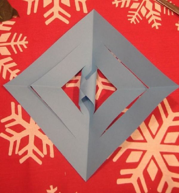 Lindos flocos de neve para o Ano Novo de 2017 com suas próprias mãos de papel - diagramas e fotos em etapas. Aulas de mestrado para crianças em grandes flocos de neve na técnica de origami