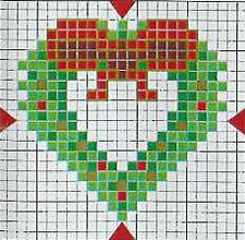 Esquema de bordados de Ano Novo: grinalda Esquema de bordados de Ano Novo: grinalda
