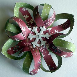 Flocos de neve do papel