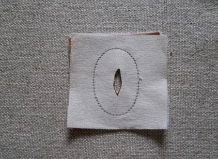 oval após o corte 