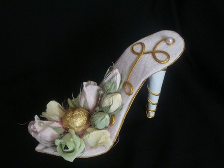 Composição original "Shoe" de doces: uma classe de mestre