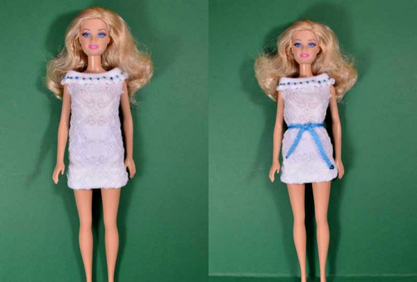 Vestidos para as próprias mãos de Barbie - padrões e padrões