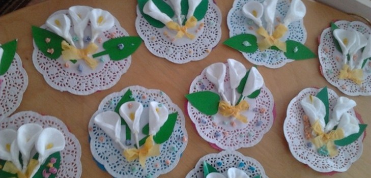 Um presente para minha mãe com minhas próprias mãos