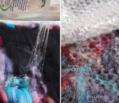 Um presente para o Ano Novo com suas próprias mãos: felting uma bolsa, uma aula mestre com uma foto