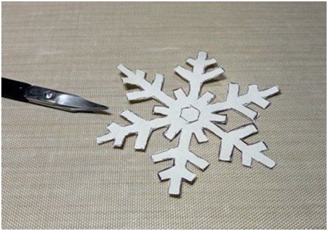 cortar um floco de neve