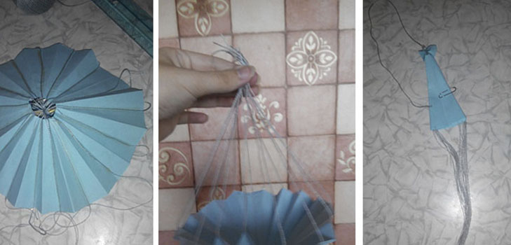 Parachutist de papel: feito a mão no dia 9 de maio com suas próprias mãos em um jardim de infância Parachutist de papel: feito a mão no dia 9 de maio com suas próprias mãos em um jardim de infância