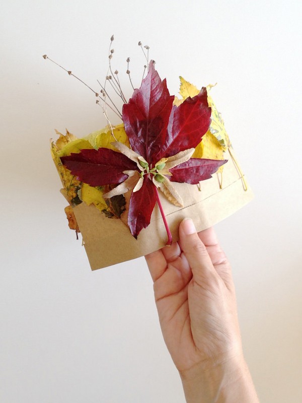 Artesanato de folhas sobre o tema "Outono" com suas próprias mãos para escolares