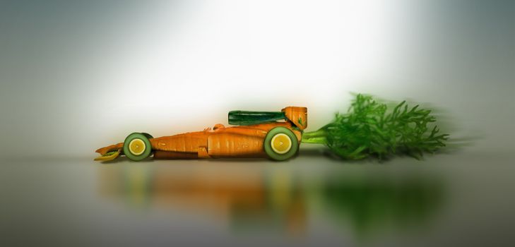 Artesanato de vegetais de mãos dadas
