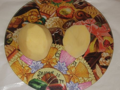Artesanato de vegetais de mãos dadas