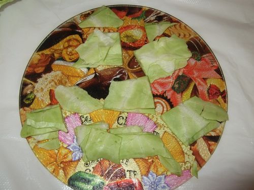 Artesanato de vegetais de mãos dadas