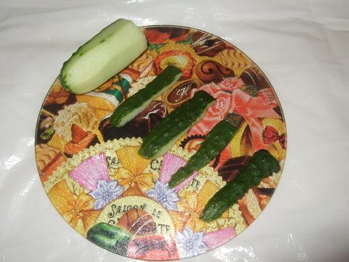 Artesanato de vegetais de mãos dadas