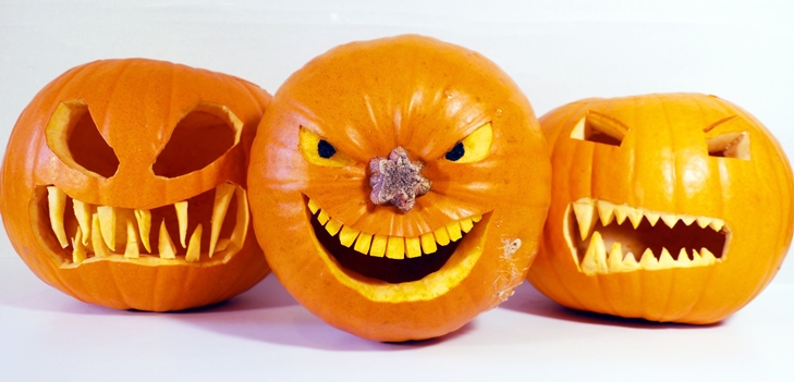 Lanternas de abóbora de Halloween