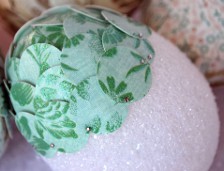 Artesanato da Páscoa: decorado com ovo de papel