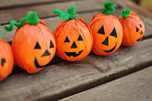 Artesanato para crianças no Halloween