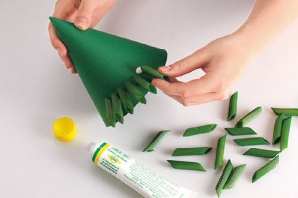 Artesanato para o Ano Novo 2017 com suas próprias mãos, aulas de mestrado - de papel e materiais para o jardim de infância e a escola