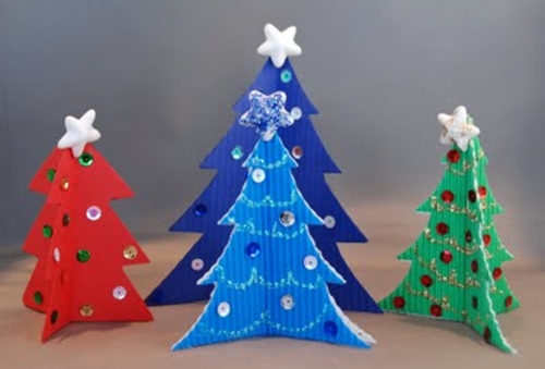 Artesanato para o Ano Novo com as próprias mãos feitas de papel e papelão, foto master-class