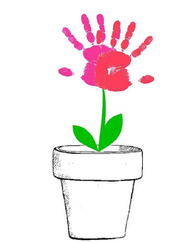 Aproveitando o Dia das Mães com suas próprias mãos: lápis, tintas, jardim de infância, escola