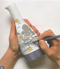 Pintura cerâmica: conjunto para sushi