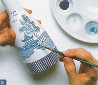Pintura cerâmica: conjunto para sushi