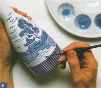Pintura cerâmica: conjunto para sushi