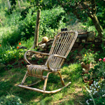 Jardim de estilo rústico