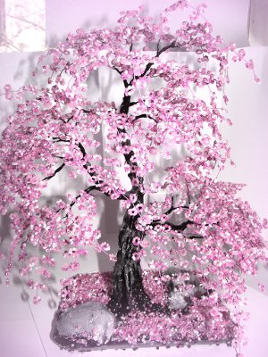 Sakura de contas