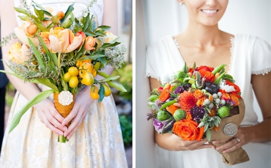Ele mesmo um florista: 5 bouquets de outono com vegetais e frutas