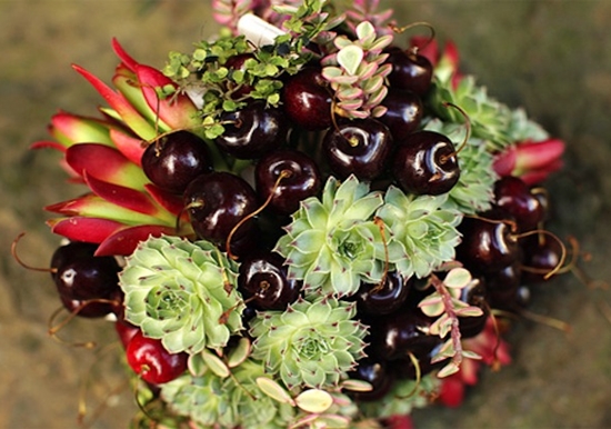 Ele mesmo um florista: 5 bouquets de outono com vegetais e frutas