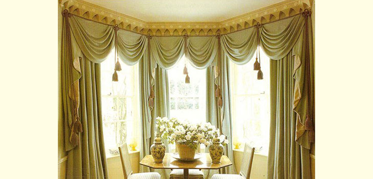 Cortinas com svagami próprias mãos - fotos e padrões
