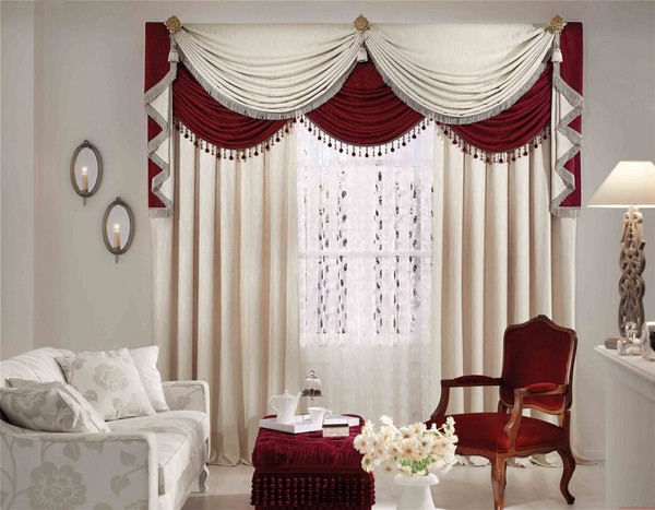 Cortinas com svagami próprias mãos - fotos e padrões