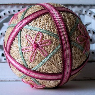 Temari: bolas de fio Temari: bolas de fio
