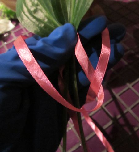 Grinalda de flores para o casamento com suas próprias mãos