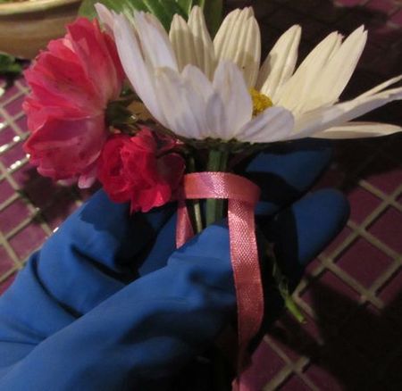 Grinalda de flores para o casamento com suas próprias mãos