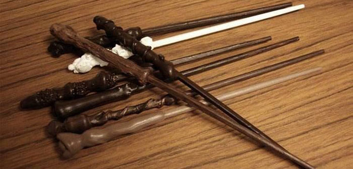 A varinha mágica das próprias mãos de Harry Potter