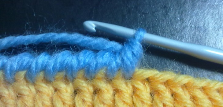 Crochet "Rachy step" - técnica de execução
