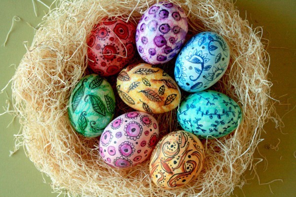Como decorar ovos para a Páscoa com suas próprias mãos - aulas de mestrado interessantes com fotos