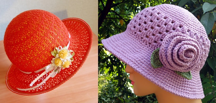 Feminino verão Panama Crochet