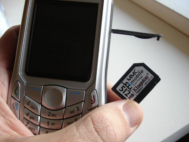 O telefone não vê o cartão de memória