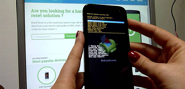 Como redefinir as configurações na Samsung