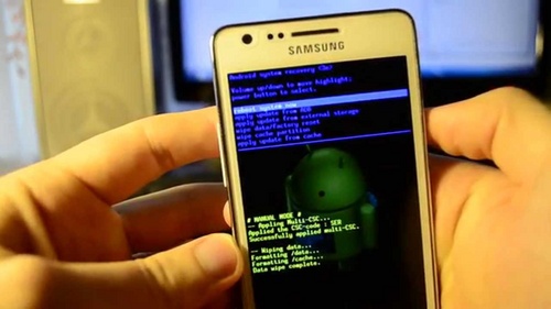 Como redefinir as configurações na Samsung