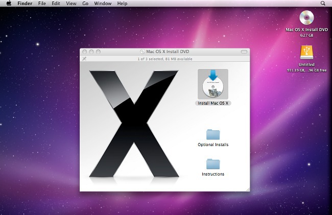 Como instalar o Mac OS X