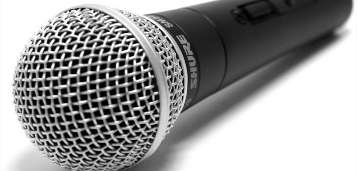 microfone elegante