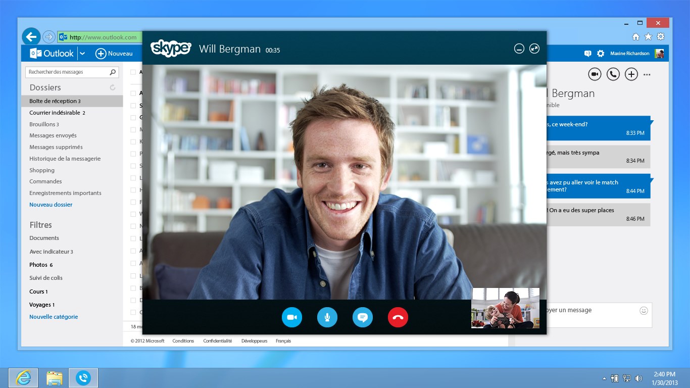 homem no skype