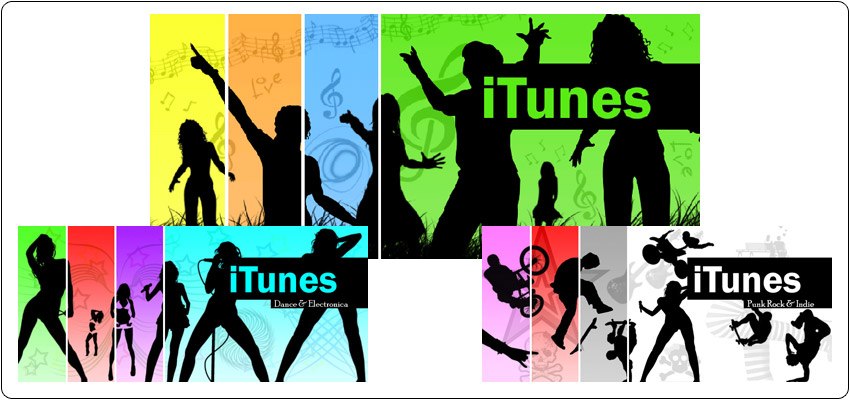 Protetor de tela do iTunes