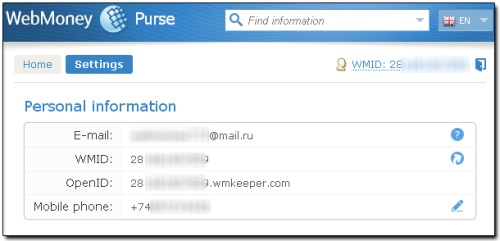 Como reabastecer o Webmoney