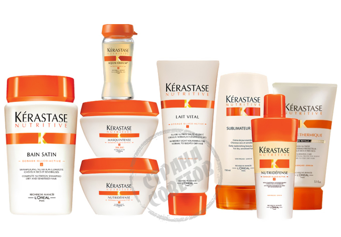 Kerastase Nutritivo shampoo, máscara, creme, leite, proteção térmica, spray, ampolas