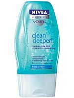 Gel de descascamento Nivea Clean mais profundo