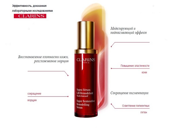 Circuito ideal: soro de modelagem Clarins Multi-Intensif